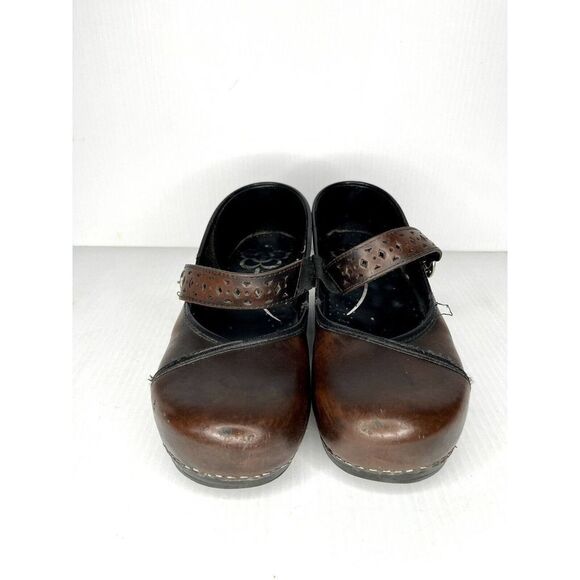 Sanita Danish Clogs size 40 Read description Leather Floral Cute - Picture 1 of 6